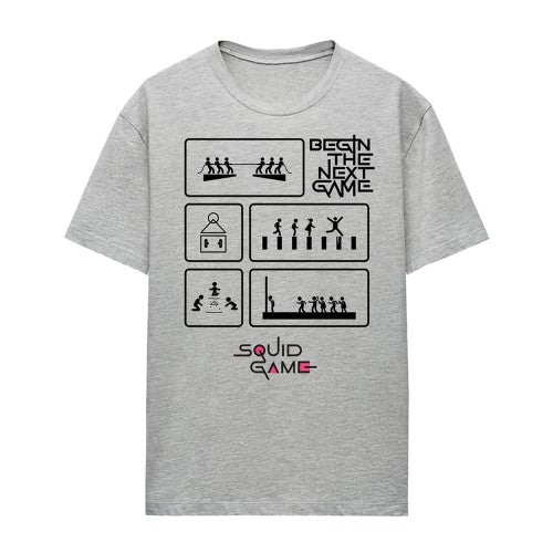 Front - Squid Game Womens/Ladies Next Game Heather T-Shirt