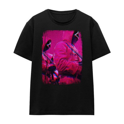 Front - Squid Game Womens/Ladies Tv Screen Guards T-Shirt