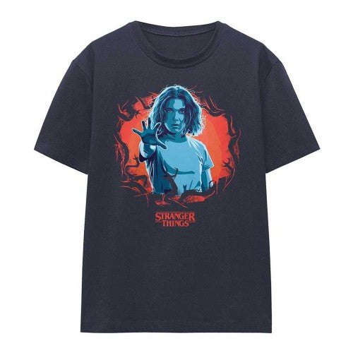 Front - Stranger Things Womens/Ladies Reach Out Eleven T-Shirt