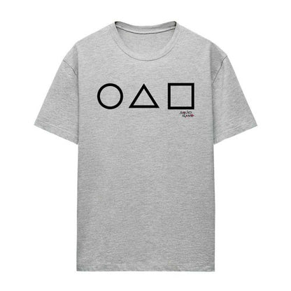 Front - Squid Game Womens/Ladies Main Icons Heather T-Shirt
