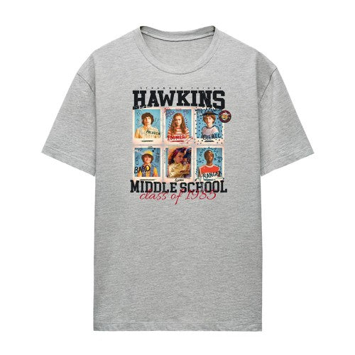 Front - Stranger Things Womens/Ladies Yearbook T-Shirt