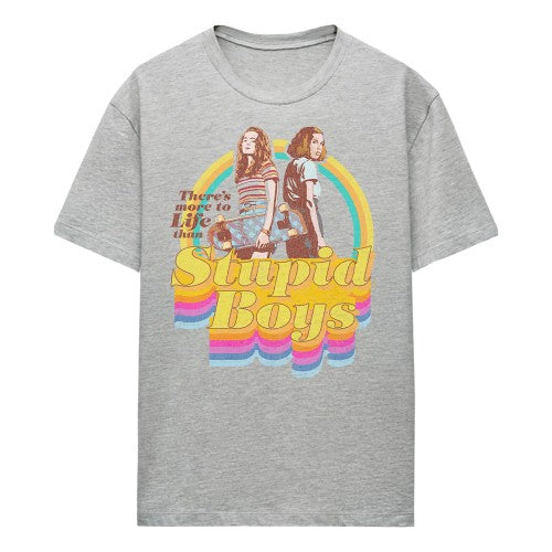 Front - Stranger Things Womens/Ladies Stupid Boys T-Shirt