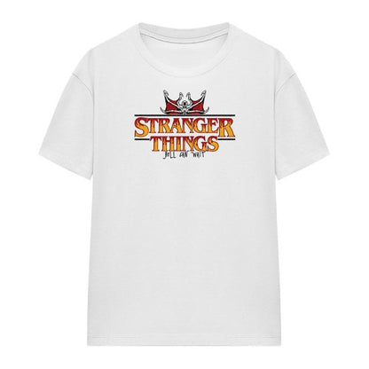 Front - Stranger Things Womens/Ladies Flame Logo T-Shirt