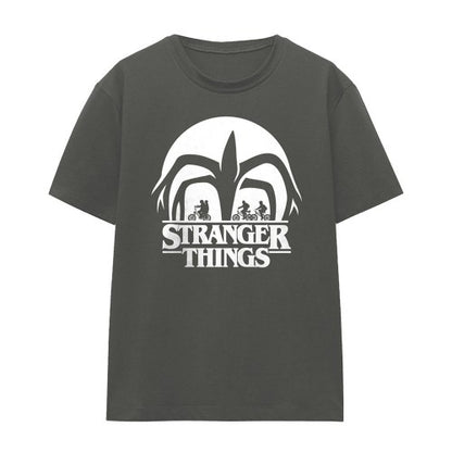 Front - Stranger Things Womens/Ladies Mindflayer Silhouette T-Shirt