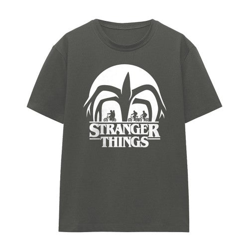 Front - Stranger Things Womens/Ladies Mindflayer Silhouette T-Shirt