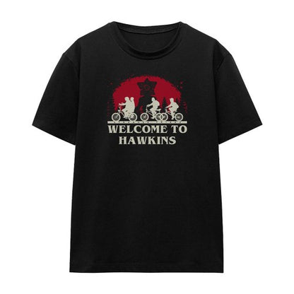 Front - Stranger Things Womens/Ladies Welcome To Hawkins T-Shirt