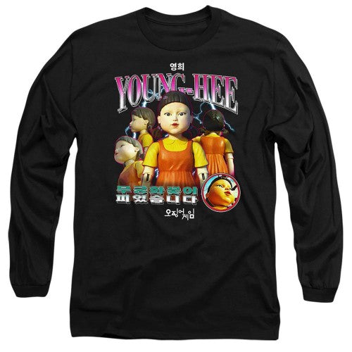 Front - Squid Game Unisex Adult Season Two Young Hee Bootleg Long-Sleeved T-Shirt