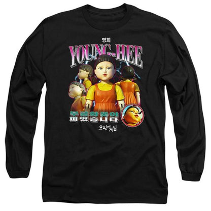 Front - Squid Game Unisex Adult Season Two Young Hee Bootleg Long-Sleeved T-Shirt