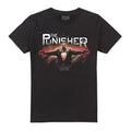 Front - The Punisher Mens Fire T-Shirt