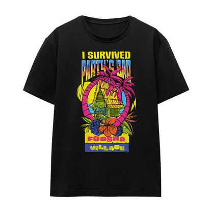 Front - One Piece Womens/Ladies I Survived Party´s Bar T-Shirt