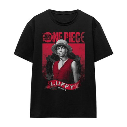 Front - One Piece Womens/Ladies Luffy Etched T-Shirt