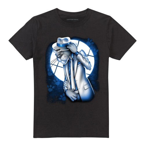 Front - Pink Panther Unisex Adult Smooth Criminal T-Shirt