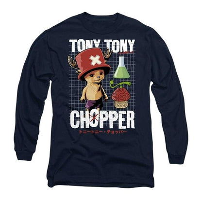 Front - One Piece Live Action Unisex Adult Tony Tony Chopper Schematic T-Shirt