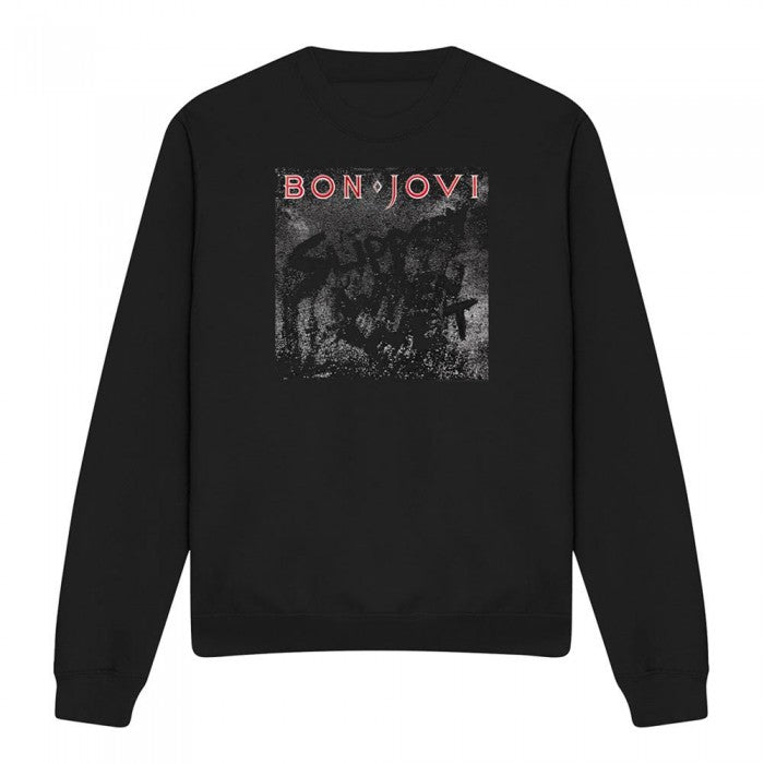 Front - Bon Jovi Unisex Adult Slippery When Wet Sweatshirt