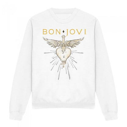 Front - Bon Jovi Unisex Adult Greatest Hits Sweatshirt