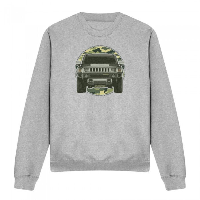 Front - Hummer Unisex Adult Lead Or Follow Sweatshirt