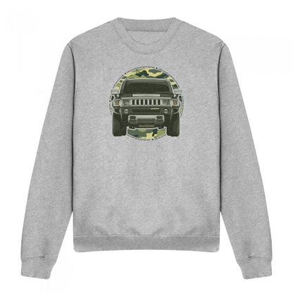 Front - Hummer Unisex Adult Lead Or Follow Sweatshirt