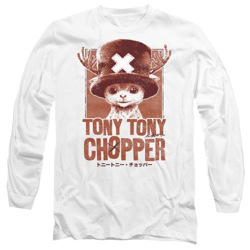 Front - One Piece Unisex Adult Tony Tony Chopper Tonal Long-Sleeved T-Shirt