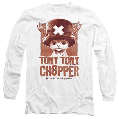 Front - One Piece Unisex Adult Tony Tony Chopper Tonal Long-Sleeved T-Shirt
