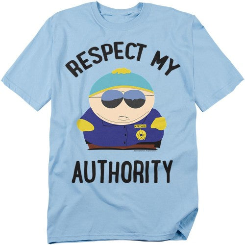 Front - South Park Unisex Adult Respect My Authority T-Shirt