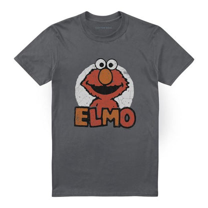 Front - Sesame Street Unisex Adult Elmo Name T-Shirt