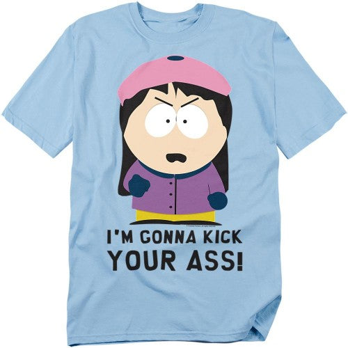Front - South Park Unisex Adult I´m Gonna Kick Your Ass! T-Shirt