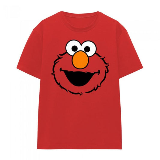 Front - Sesame Street Unisex Adult Elmo T-Shirt