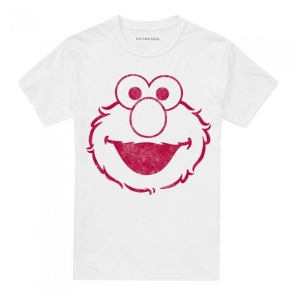 Front - Sesame Street Unisex Adult Elmo Mono T-Shirt