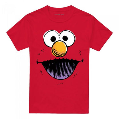 Front - Sesame Street Unisex Adult Retro Elmo Sketch T-Shirt