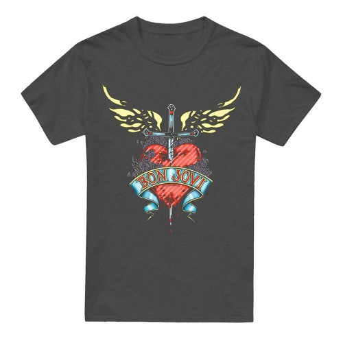 Front - Bon Jovi Unisex Adult Dagger T-Shirt
