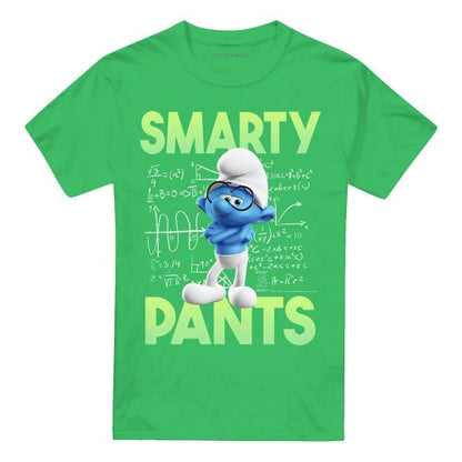 Front - The Smurfs Unisex Adult Brainy Smurf T-Shirt