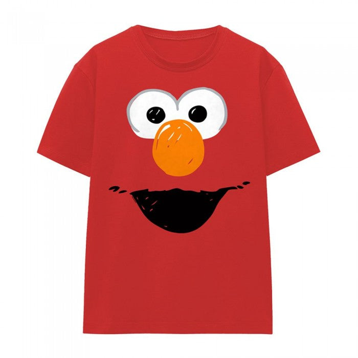 Front - Sesame Street Womens/Ladies Elmo Sketch T-Shirt