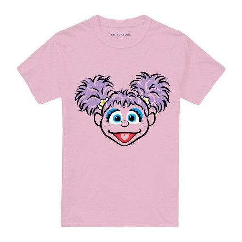 Front - Sesame Street Unisex Adult Abby Cadabby Face T-Shirt