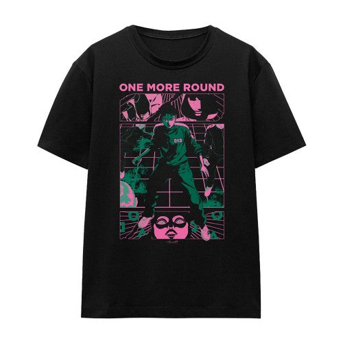 Front - Squid Game Womens/Ladies One More Round Anime T-Shirt