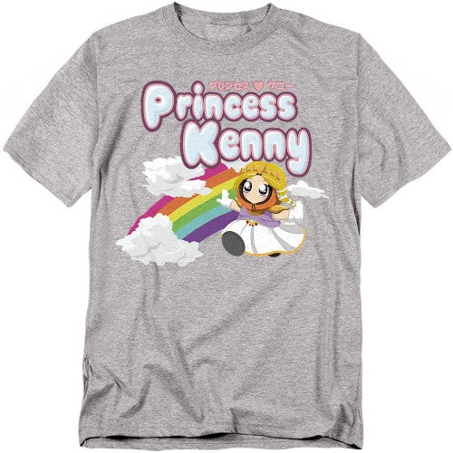 Athletic Heather-Athletic Heather - Front - South Park Unisex Adult Princess Kenny T-Shirt