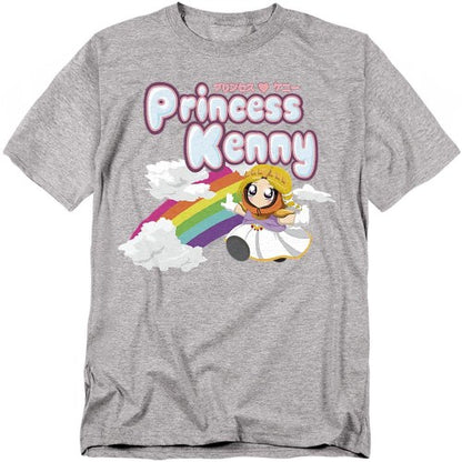 Athletic Heather-Athletic Heather - Front - South Park Unisex Adult Princess Kenny T-Shirt