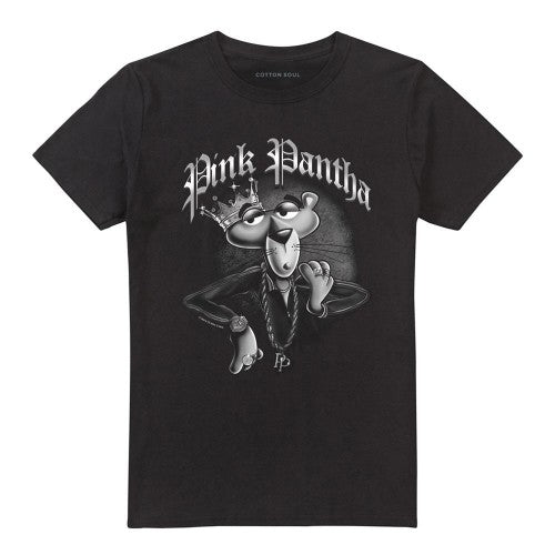 Front - Pink Panther Unisex Adult Pink Pantha T-Shirt