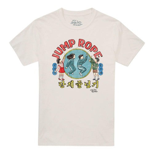 Front - Squid Game Unisex Adult Season Three Jump Rope Vintage T-Shirt