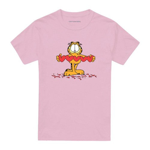 Front - Garfield Unisex Adult Sweetheart T-Shirt