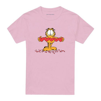 Front - Garfield Unisex Adult Sweetheart T-Shirt
