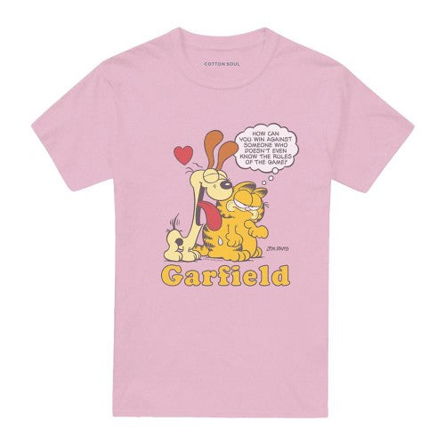 Front - Garfield Unisex Adult Can´t Win T-Shirt