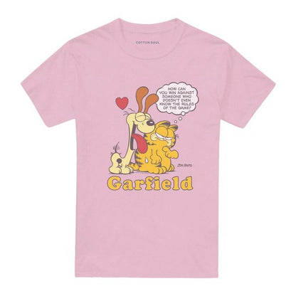 Front - Garfield Unisex Adult Can´t Win T-Shirt