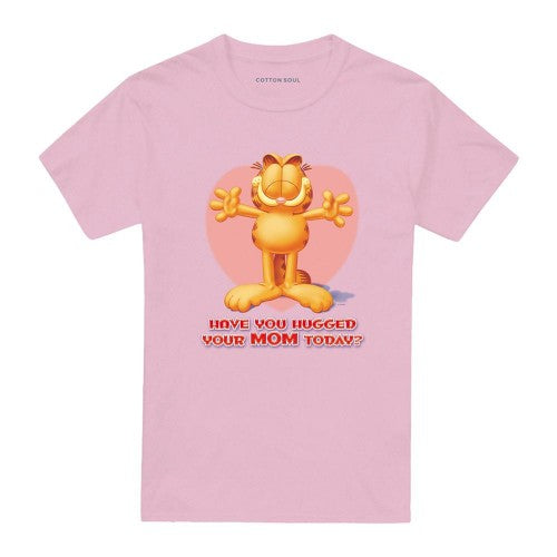 Front - Garfield Unisex Adult Have You Hugged Your Mom Today T-Shirt