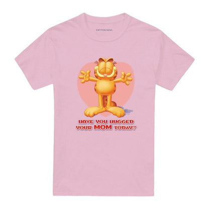 Front - Garfield Unisex Adult Have You Hugged Your Mom Today T-Shirt