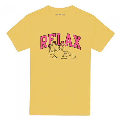 Front - Garfield Unisex Adult Relax T-Shirt