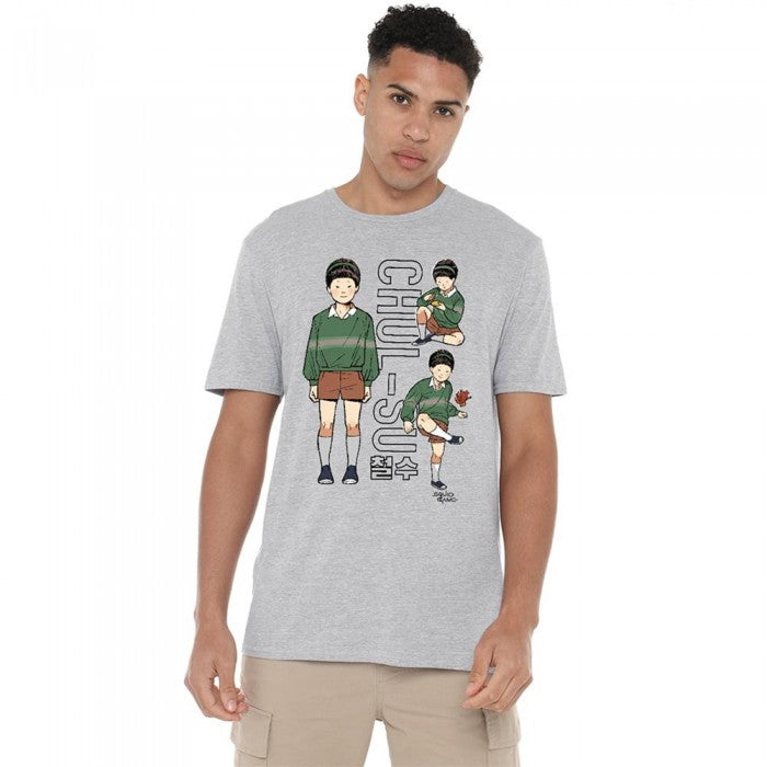 Front - Squid Game Unisex Adult Season Three Chul-Su Vintage T-Shirt