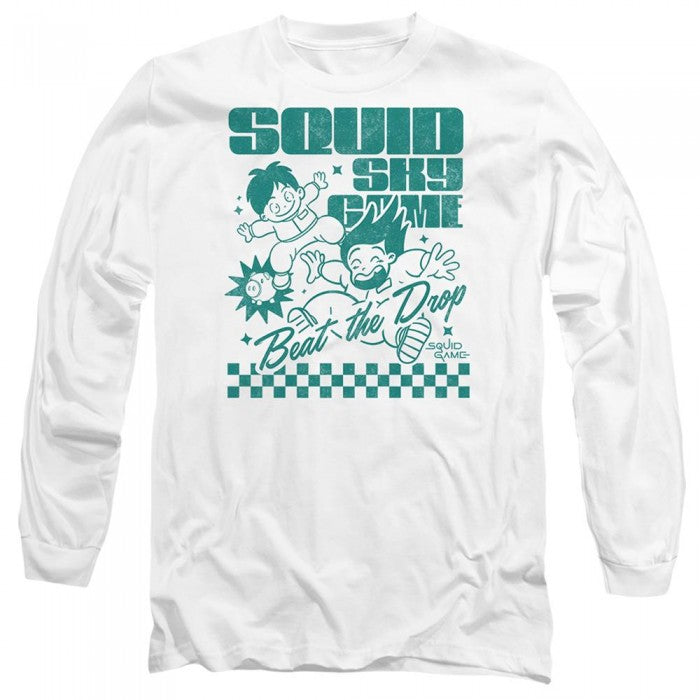 Front - Squid Game Unisex Adult Season Three Sky Game Long-Sleeved T-Shirt