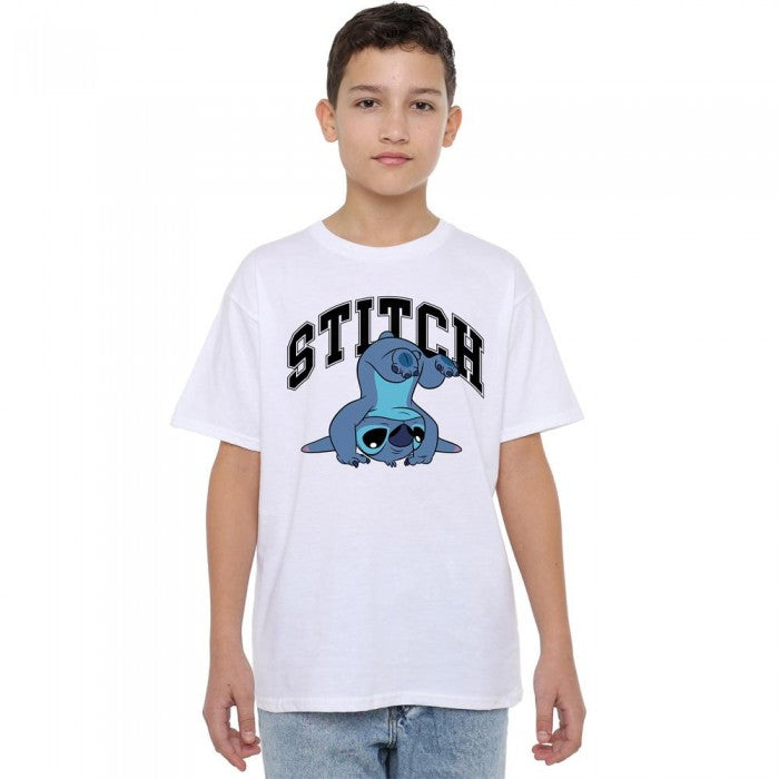 Front - Lilo & Stitch Boys Handstand T-Shirt