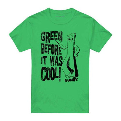 Front - Gumby Unisex Adult Green Before It Was Cool T-Shirt