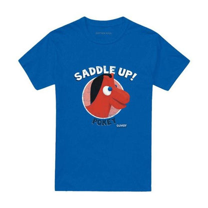 Front - Gumby Unisex Adult Saddle Up T-Shirt